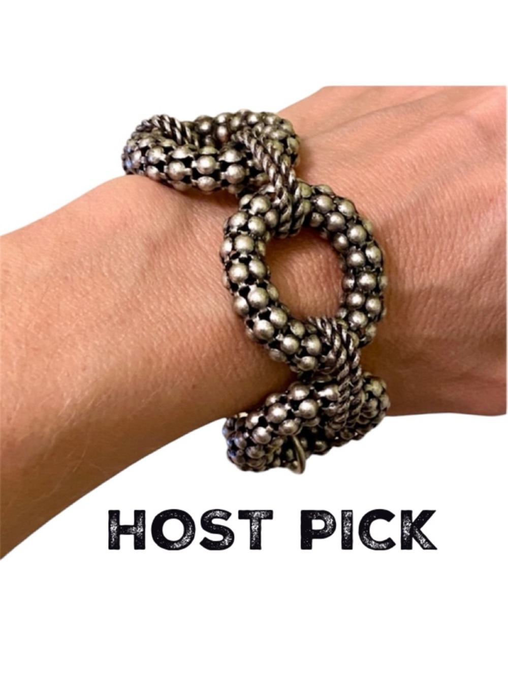 🎉MARK. gunmetal chunky link bracelet